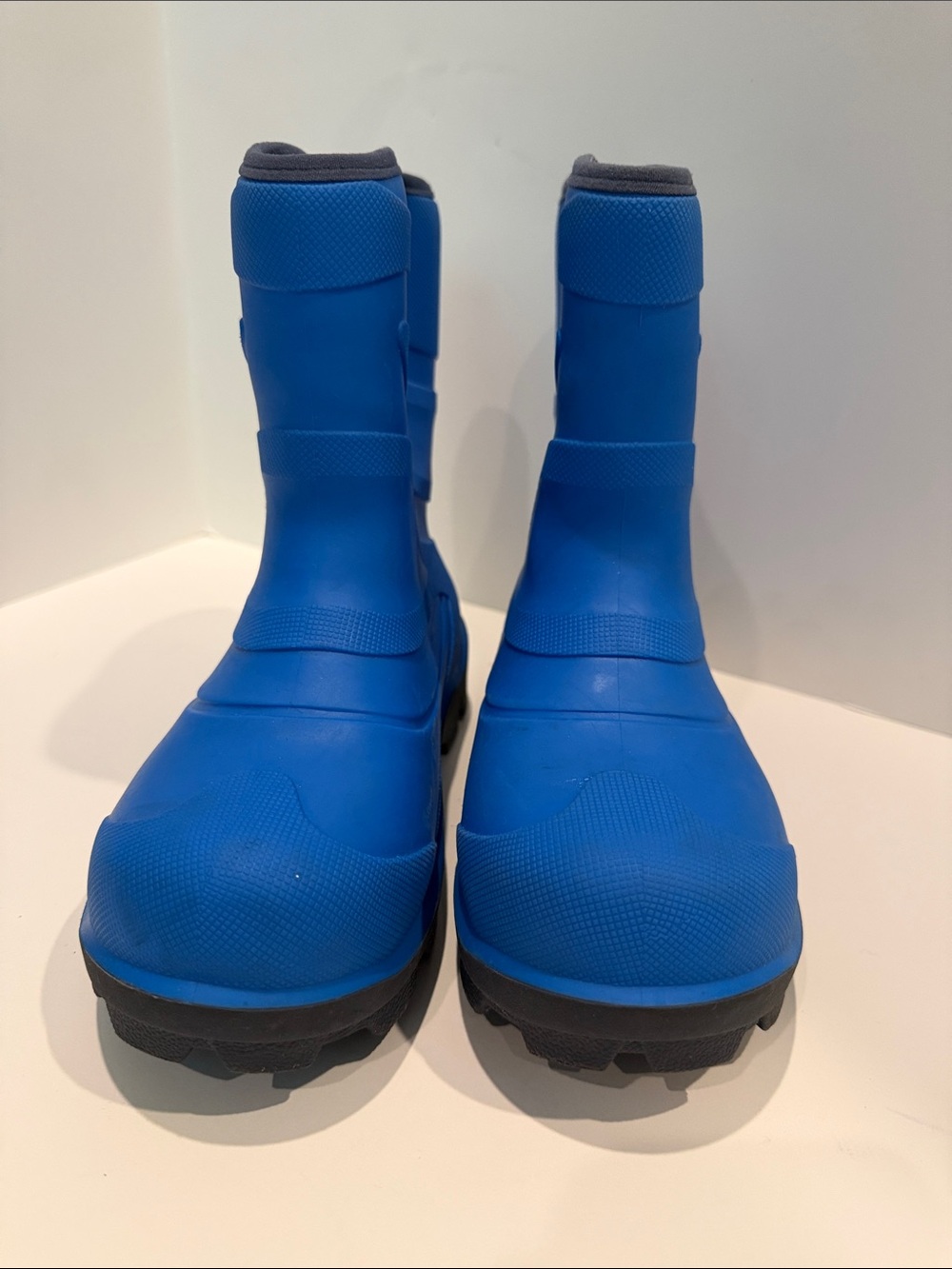 HISEA Blue Waterproof Rain Gardening Winter Boots women’s 8.5 9  big kids 7 - Picture 2 of 4